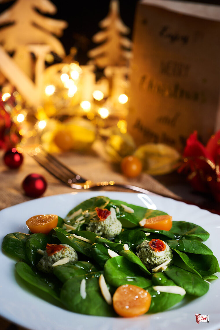 Calendario dell’avvento insalata natalizia
