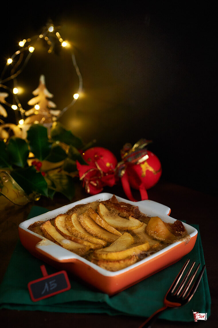 Calendario dell’avvento pain perdu alle mele