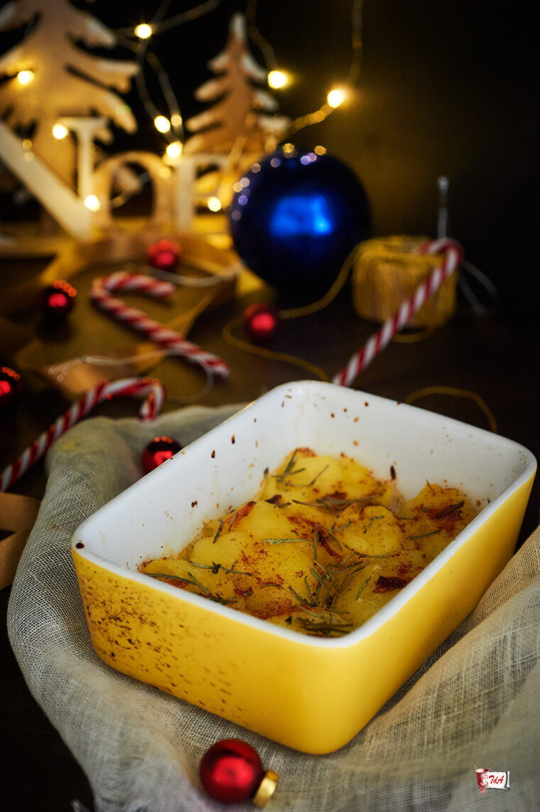 Calendario dell’avvento patate arrostite al mandarino e paprika affumicata