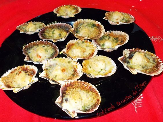 Capesante al gratin