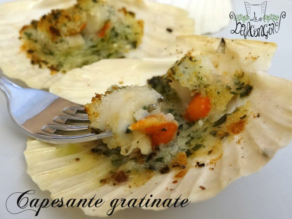 Capesante gratinate