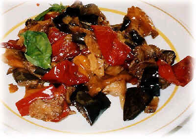 Caponata di melanzane siciliana