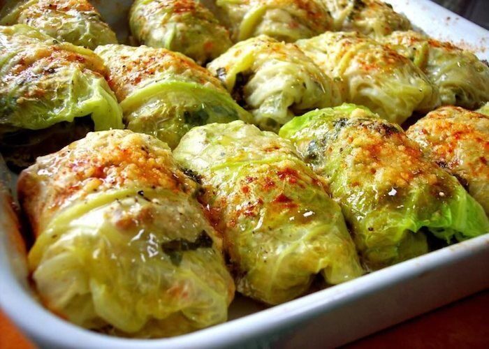 Caponet (involtini di verza ripieni) vegan