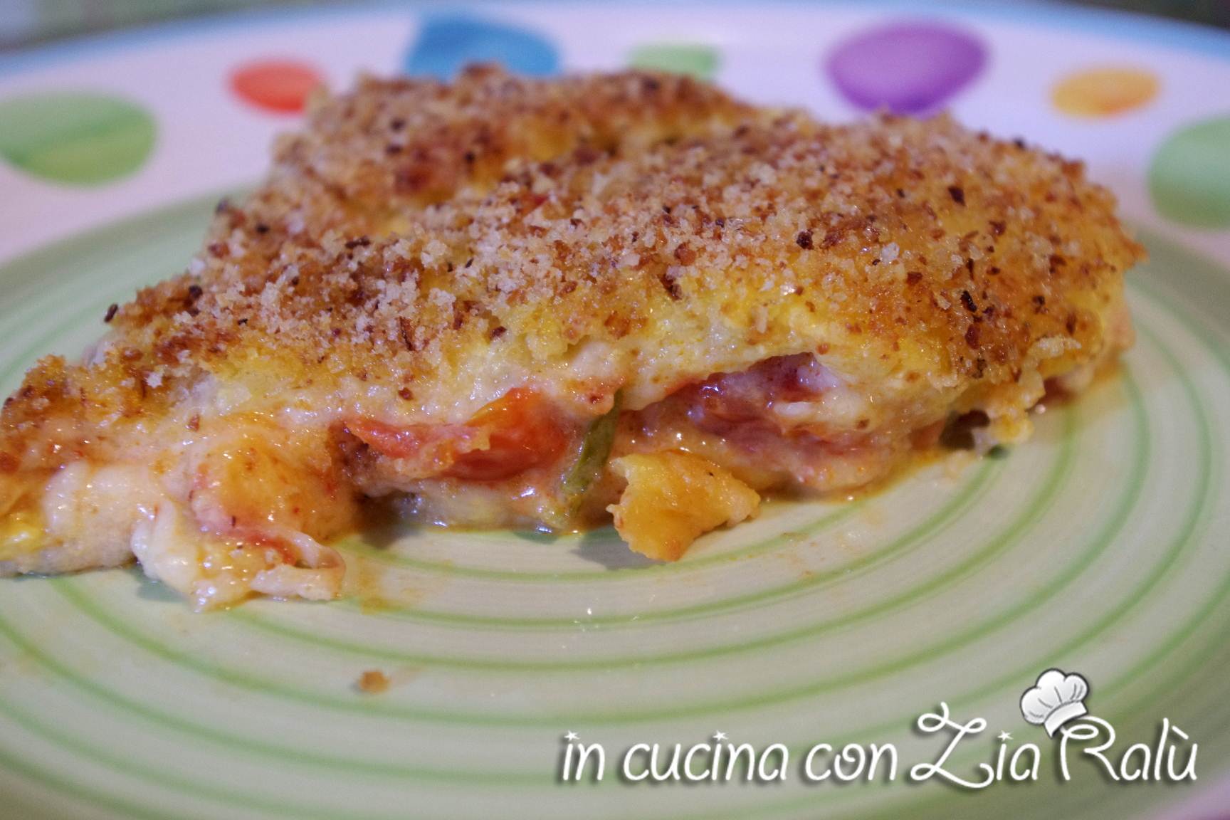 Caprese in gratin