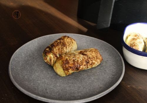 Capunet con ripieno vegetale e cotti in friggitrice ad aria, un piatto della tradizione con un ripieno per tutti, facile ed economico.