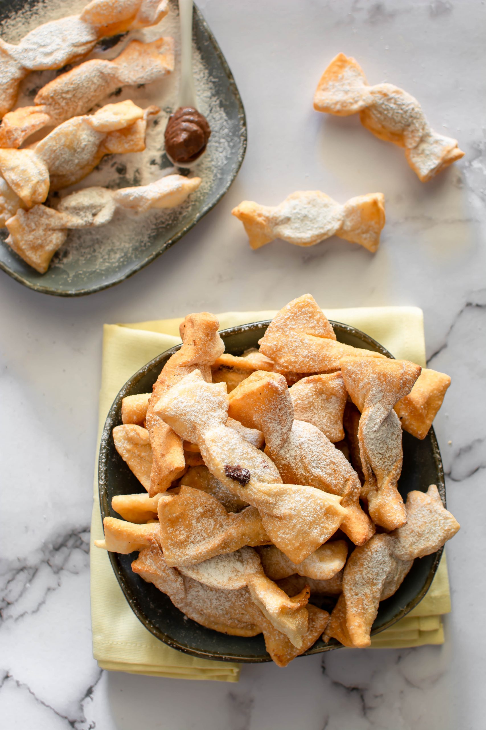 Caramelle di carnevale ripiene