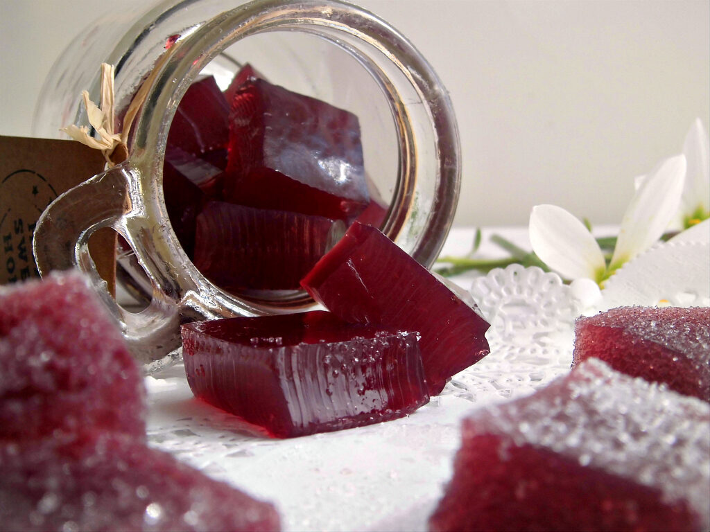 Caramelle gelée al succo di uva