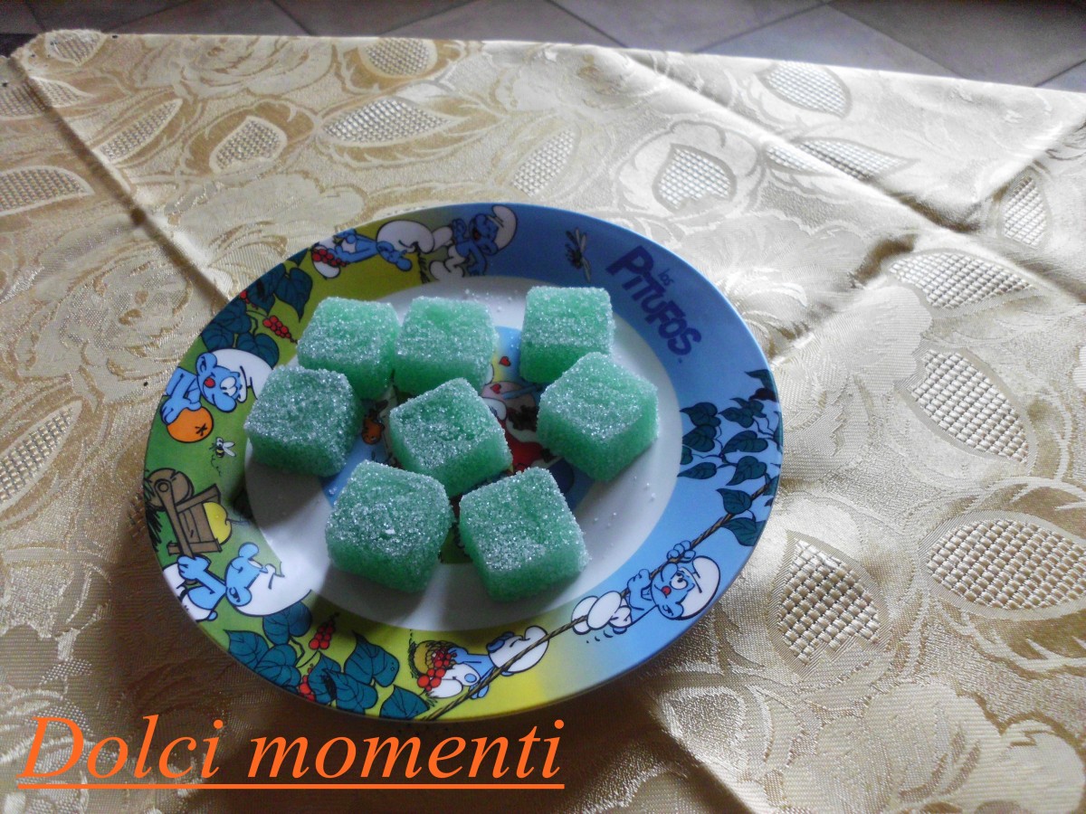Caramelle gelee alla menta