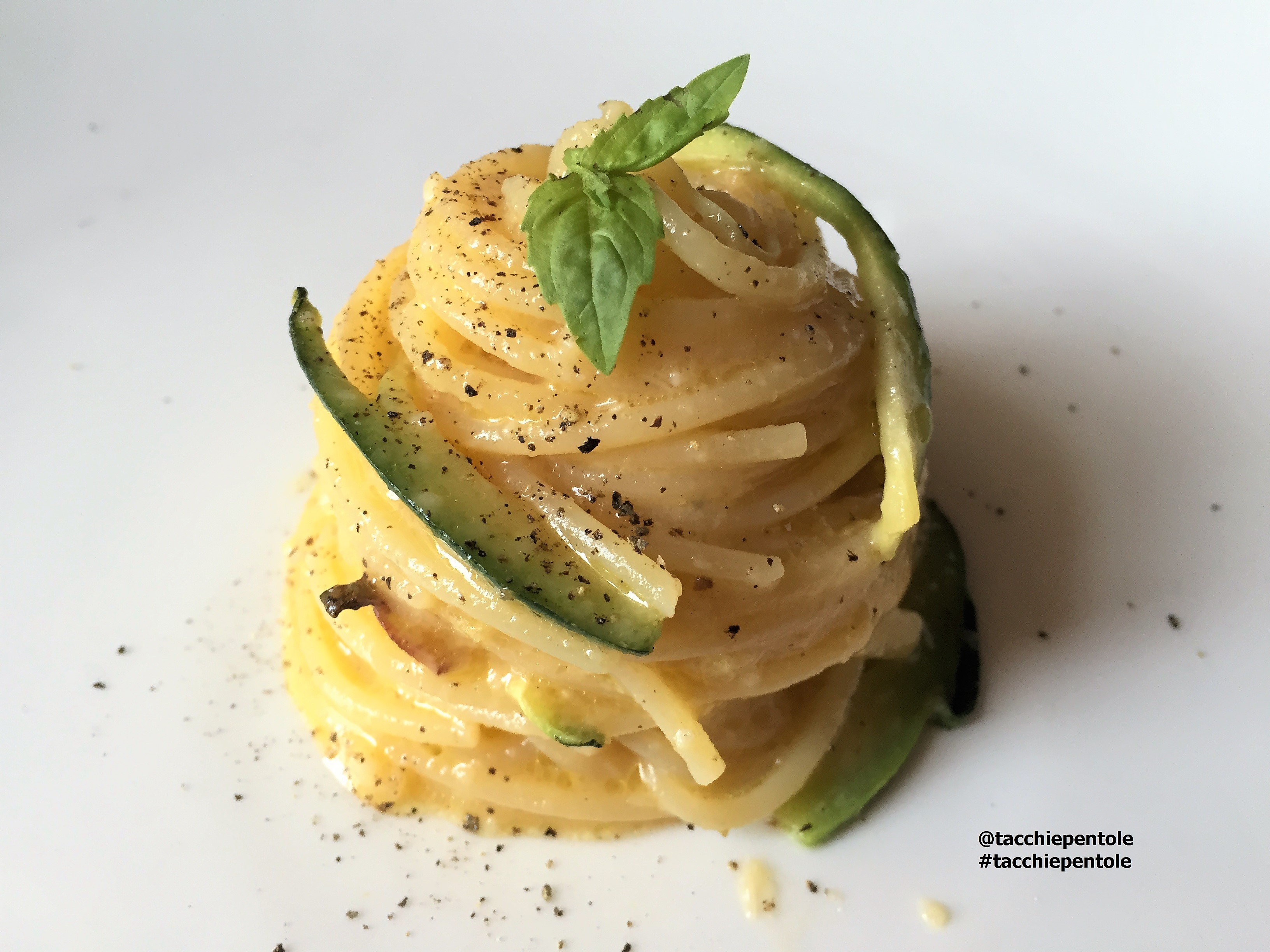 Carbonara light di zucchine