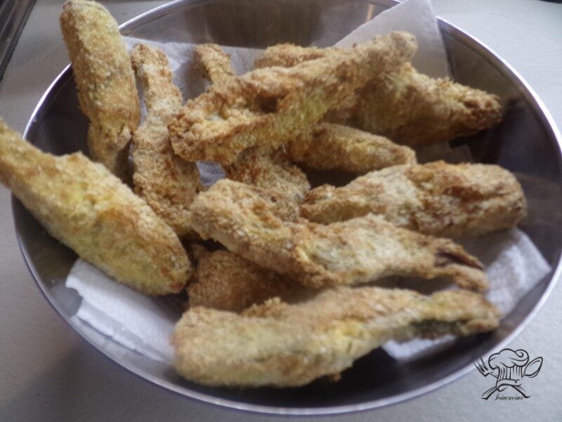 Carciofi fritti con friggitrice ad aria