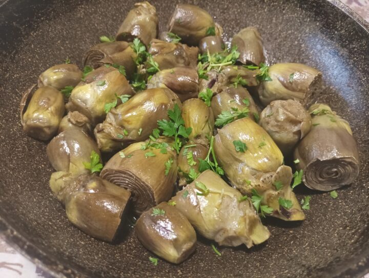 Carciofini in padella