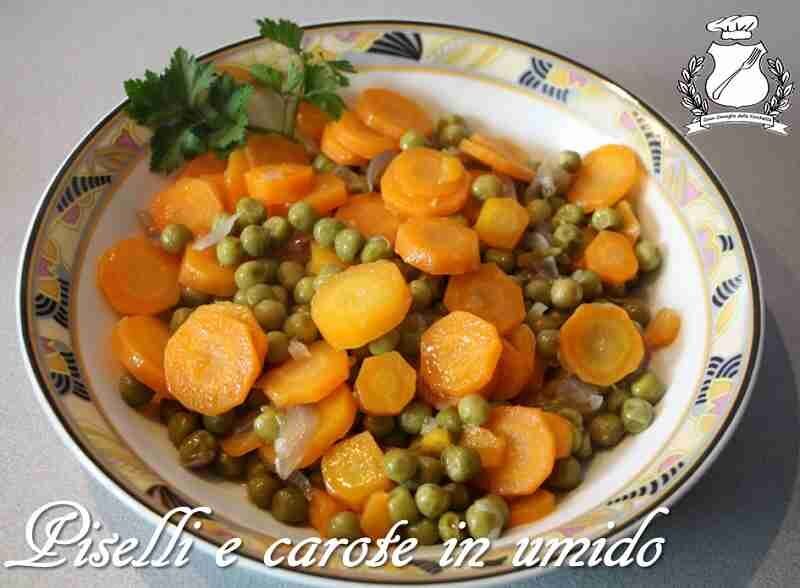 Carote e piselli in umido