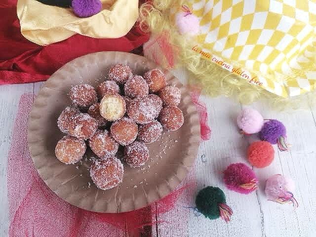 Castagnole con ricotta senza glutine