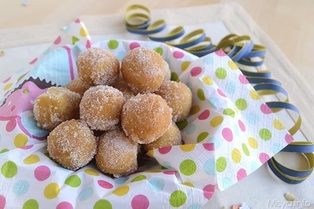 Castagnole vegan ricetta di carnevale marchigiana