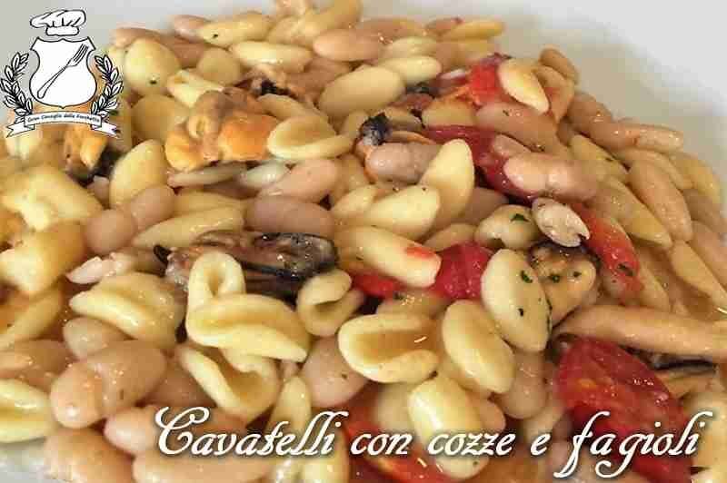 Cavatelli con cozze e fagioli