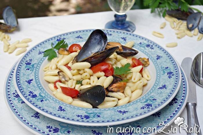 Cavatelli con le cozze e pomodorini