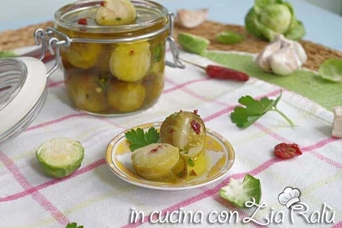 Cavoletti di bruxelles sott’olio