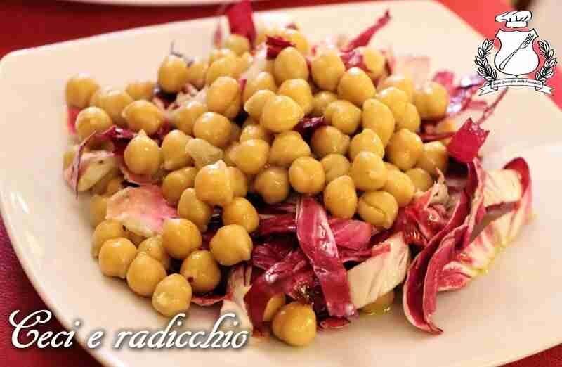Ceci e radicchio