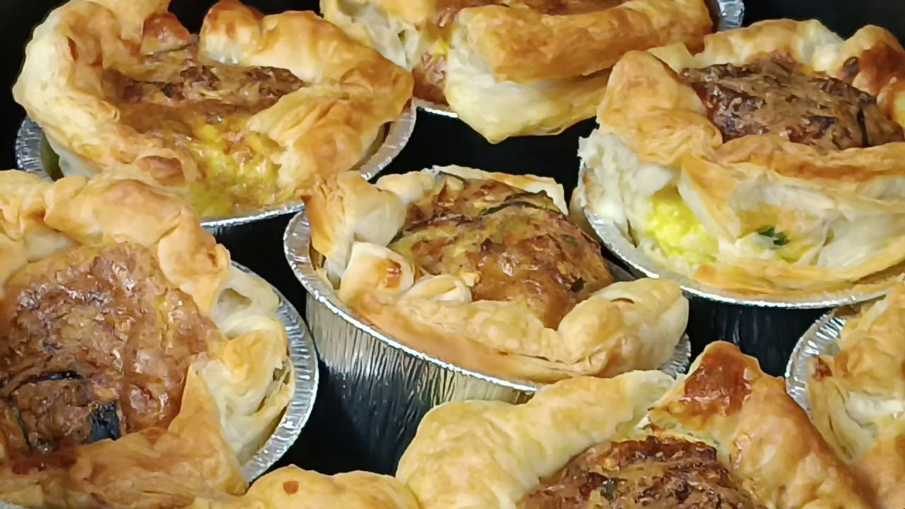 Cestini di sfoglia alle verdure