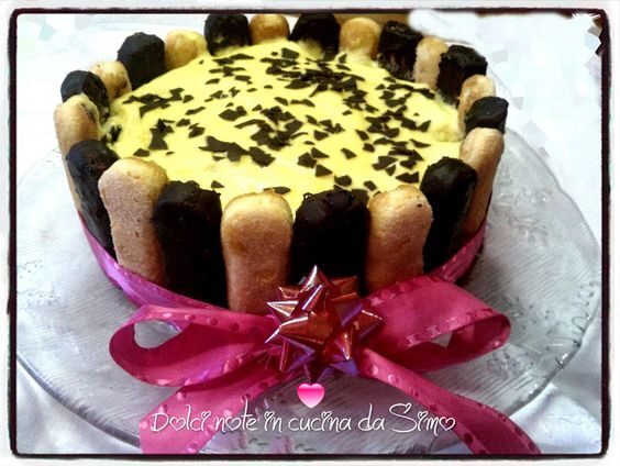 Charlotte ai due cioccolati