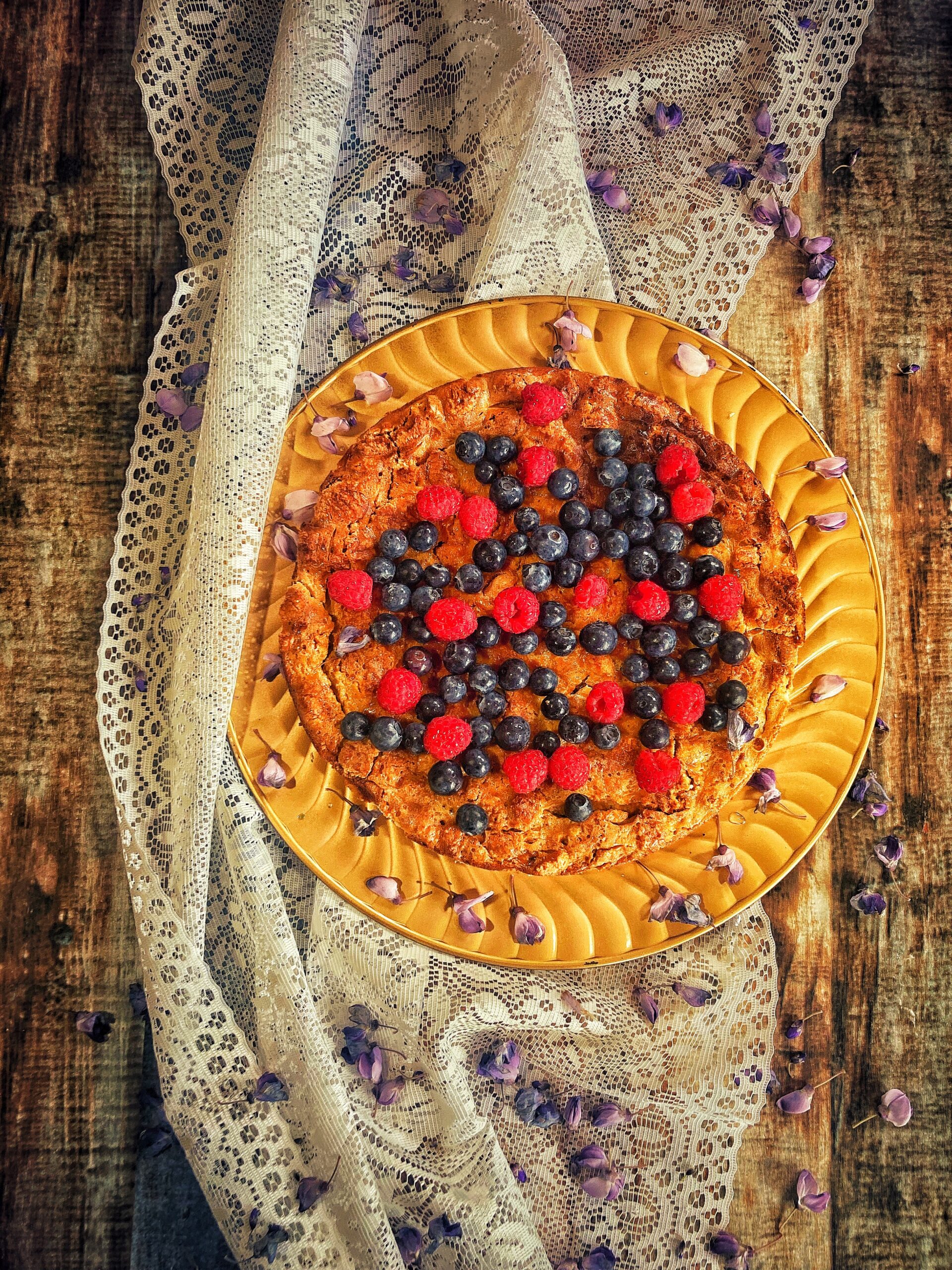 Cheesecake ai frutti di bosco, senza glutine n lattosio