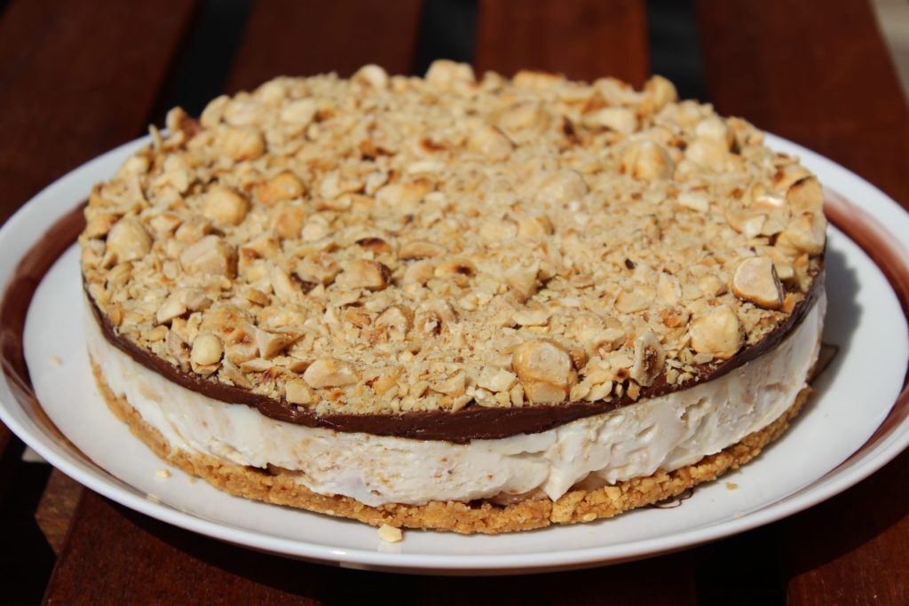 Cheesecake al burro d’arachidi e nutella