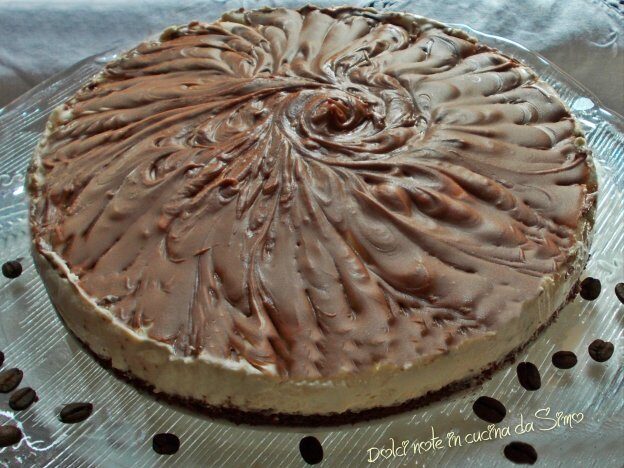 Cheesecake al caffe’ e cioccolato