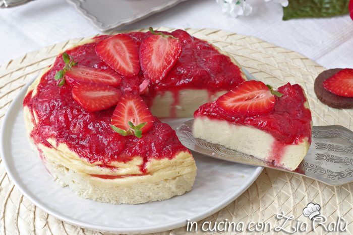 Cheesecake al forno senza base di biscotti
