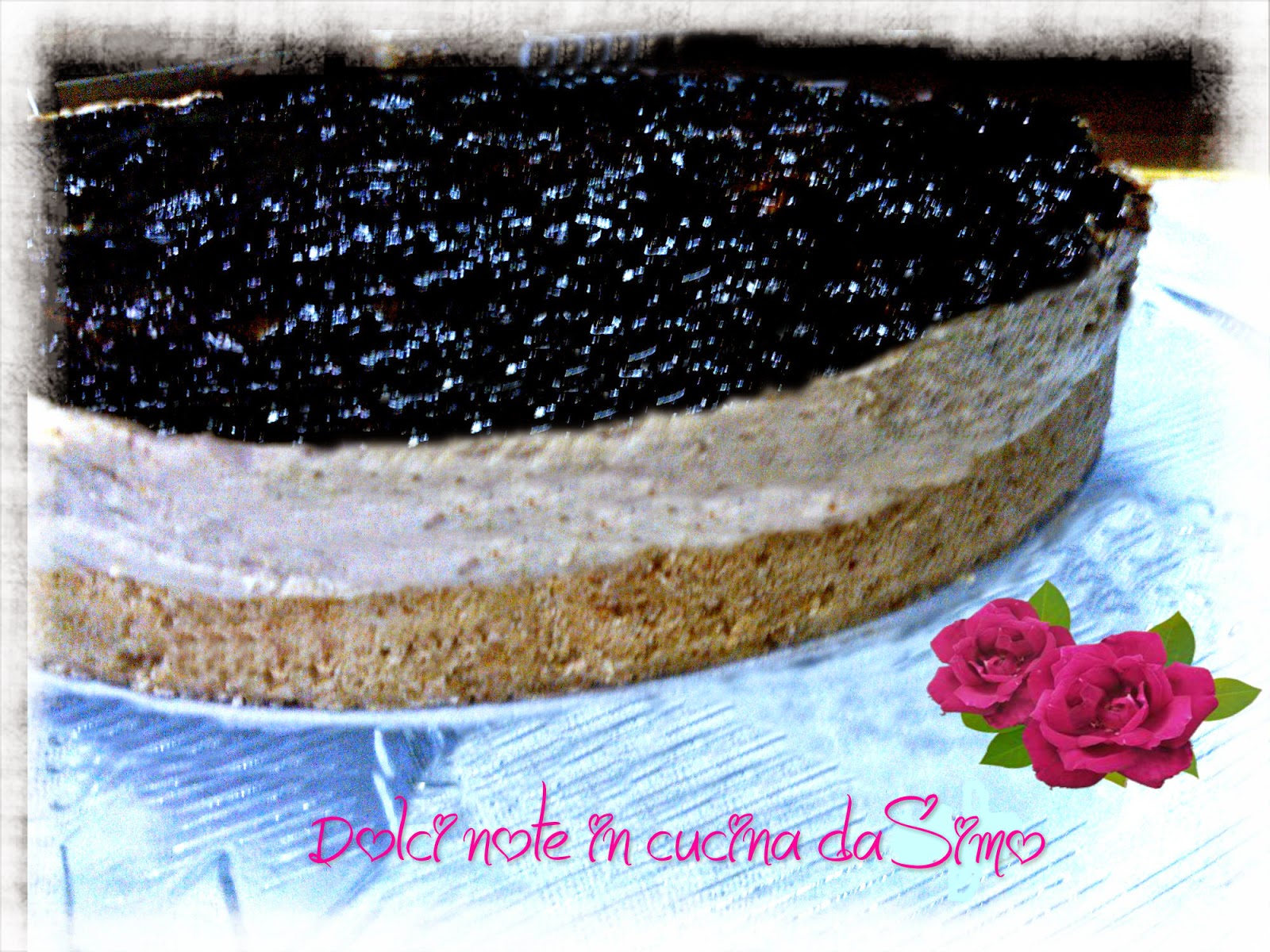Cheesecake alla marmellata di prugne