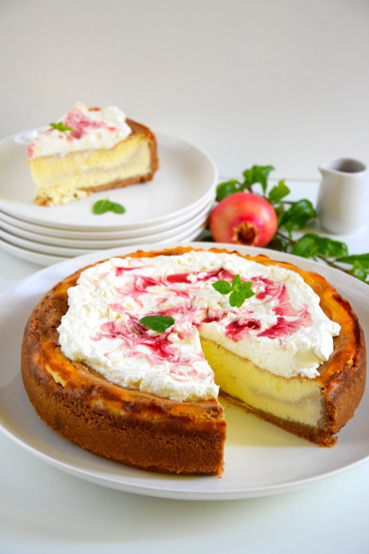 Cheesecake alla melagrana