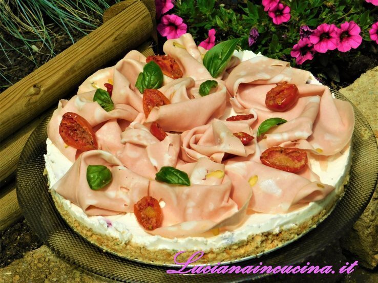 Cheesecake alla mortadella