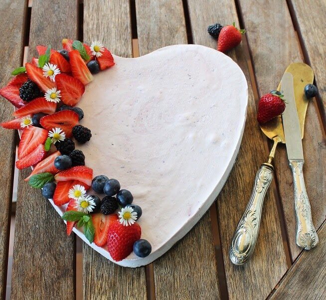 Cheesecake con i frutti di bosco