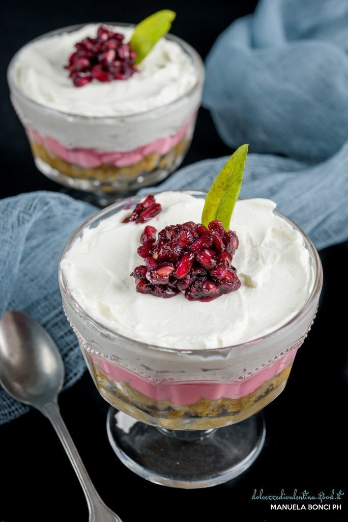 Cheesecake di mascarpone & melagrana