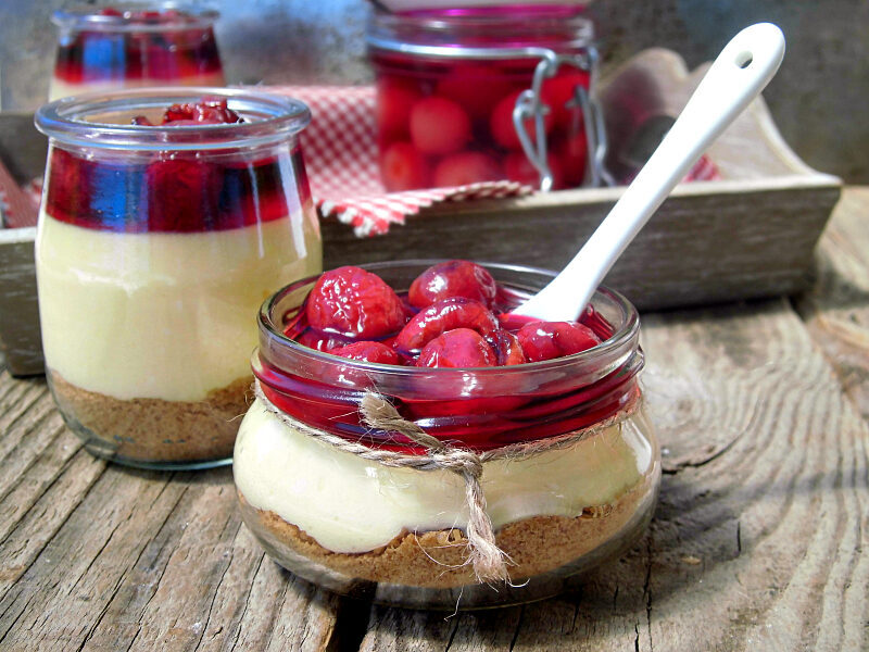 Cheesecake in barattolo
