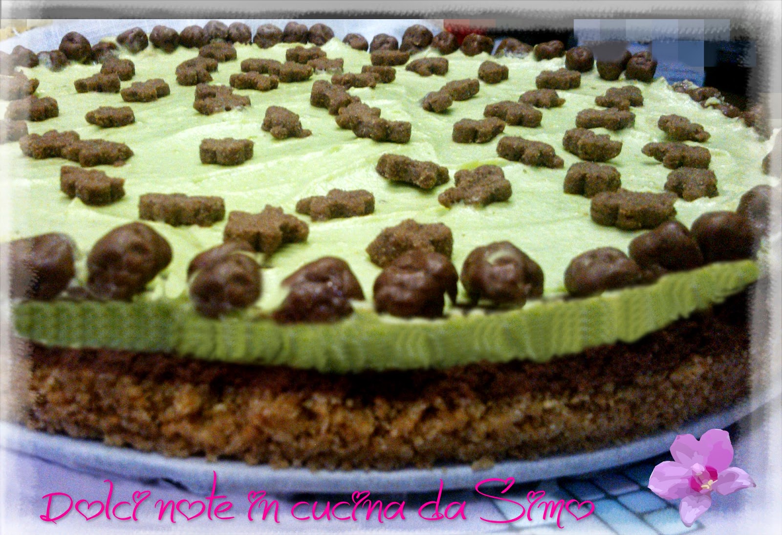 Cheesecake menta e cioccolato