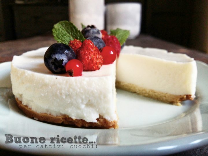 Cheesecake senza cottura