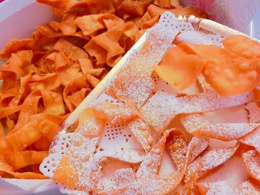 Chiacchiere di ceci, senza glutine