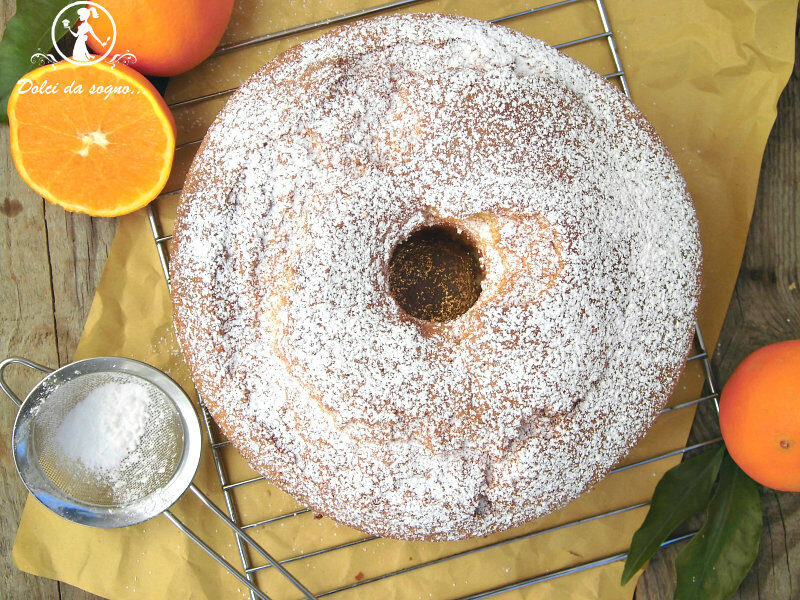 Chiffon cake all’arancia