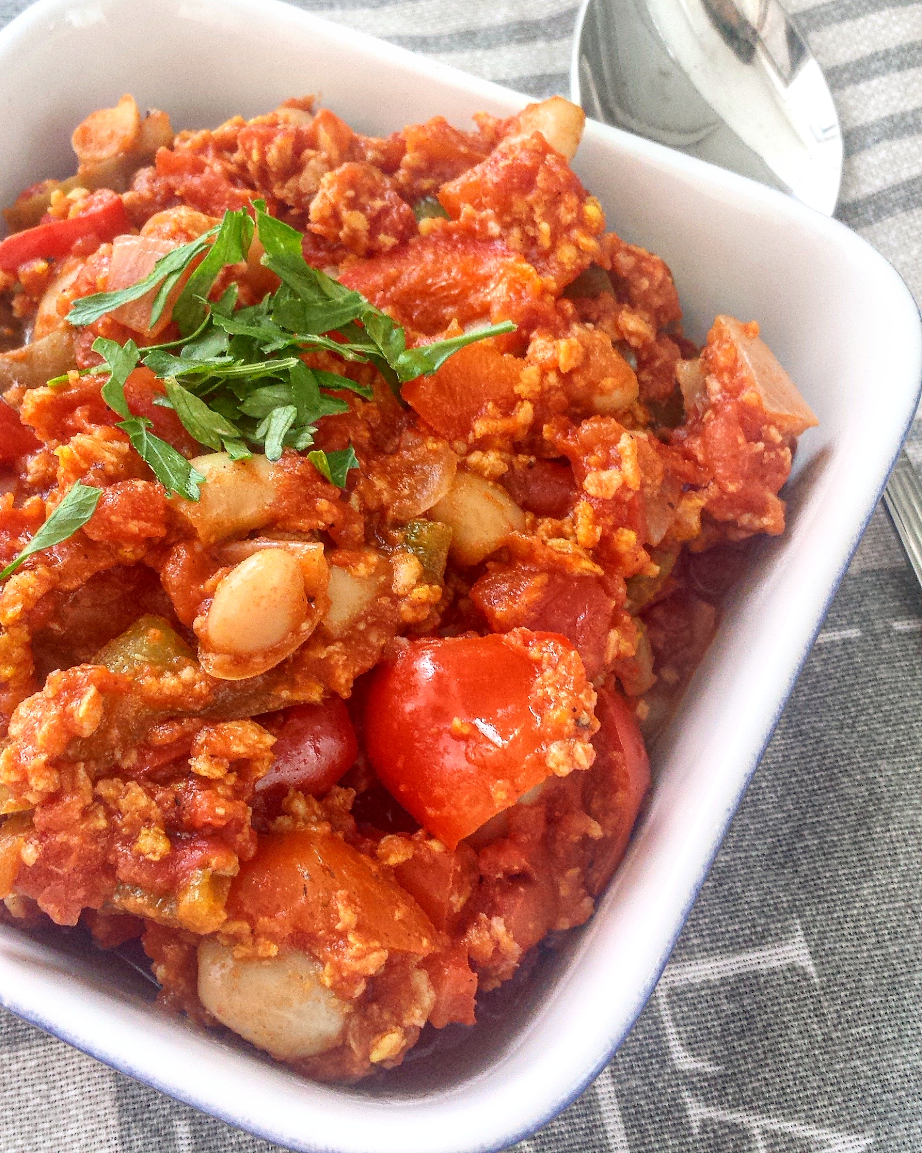 Chili messicano (ricetta vegana).