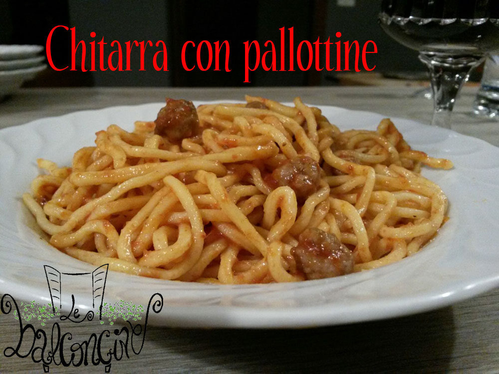 Chitarra con pallottine