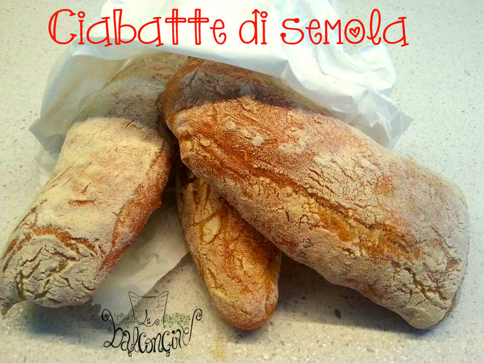 Ciabatte di semola