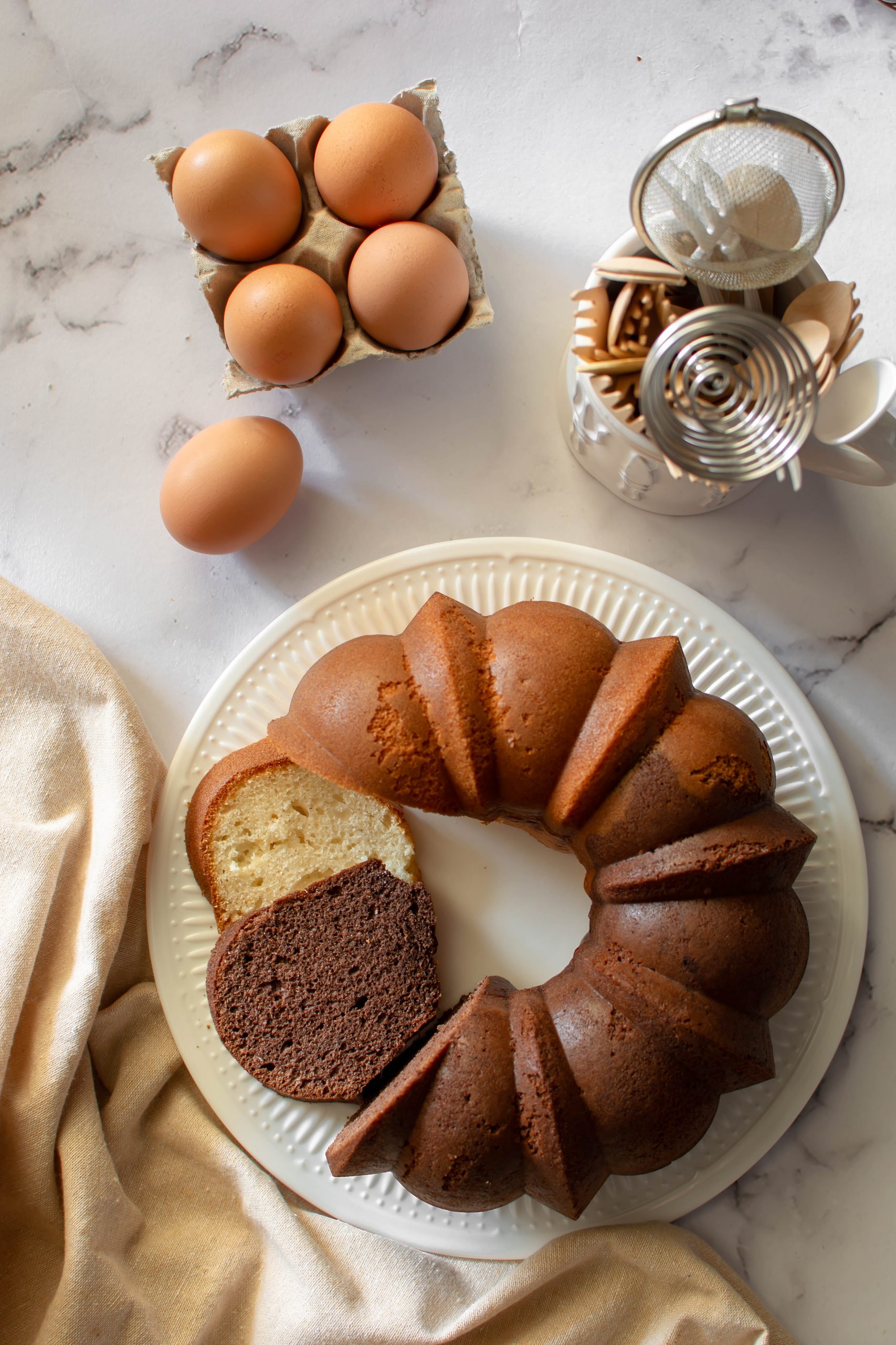 Ciambella abbraccio di soli albumi