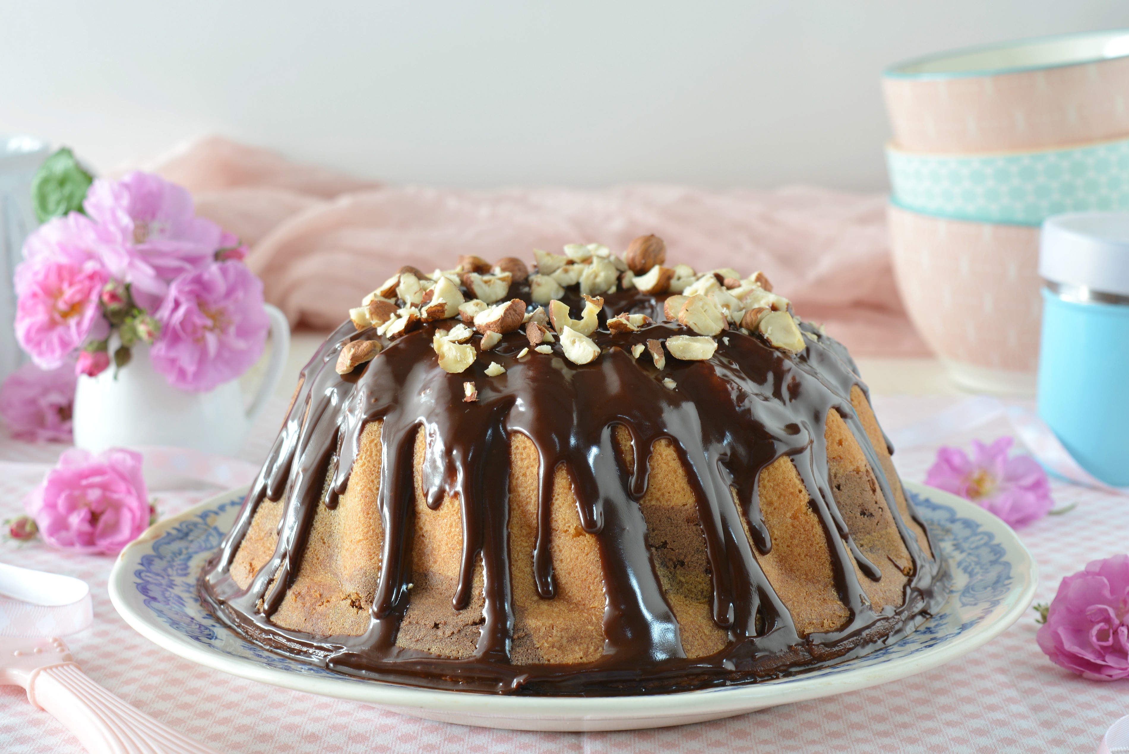 Ciambella alla panna e cacao