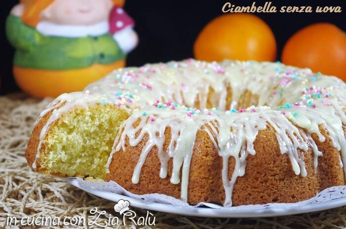 Ciambella alle arance senza uova sofficissima