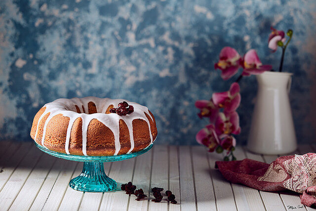 Ciambella allo yogurt e cranberry