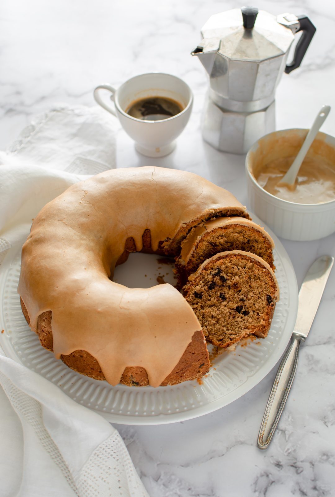 Ciambella integrale al caffè