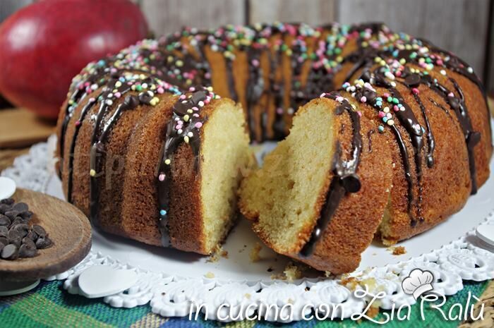 Ciambella mango panna e mascarpone