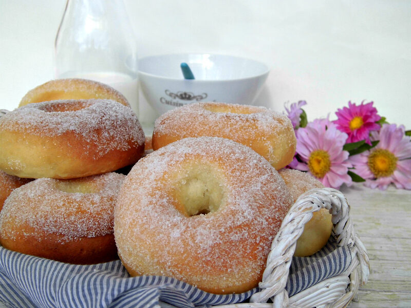 Ciambelle soffici al forno
