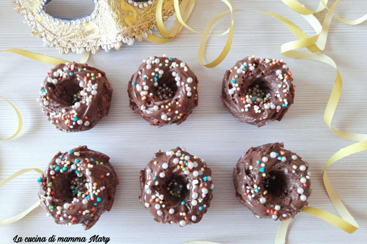 Ciambelline al cacao e nutella