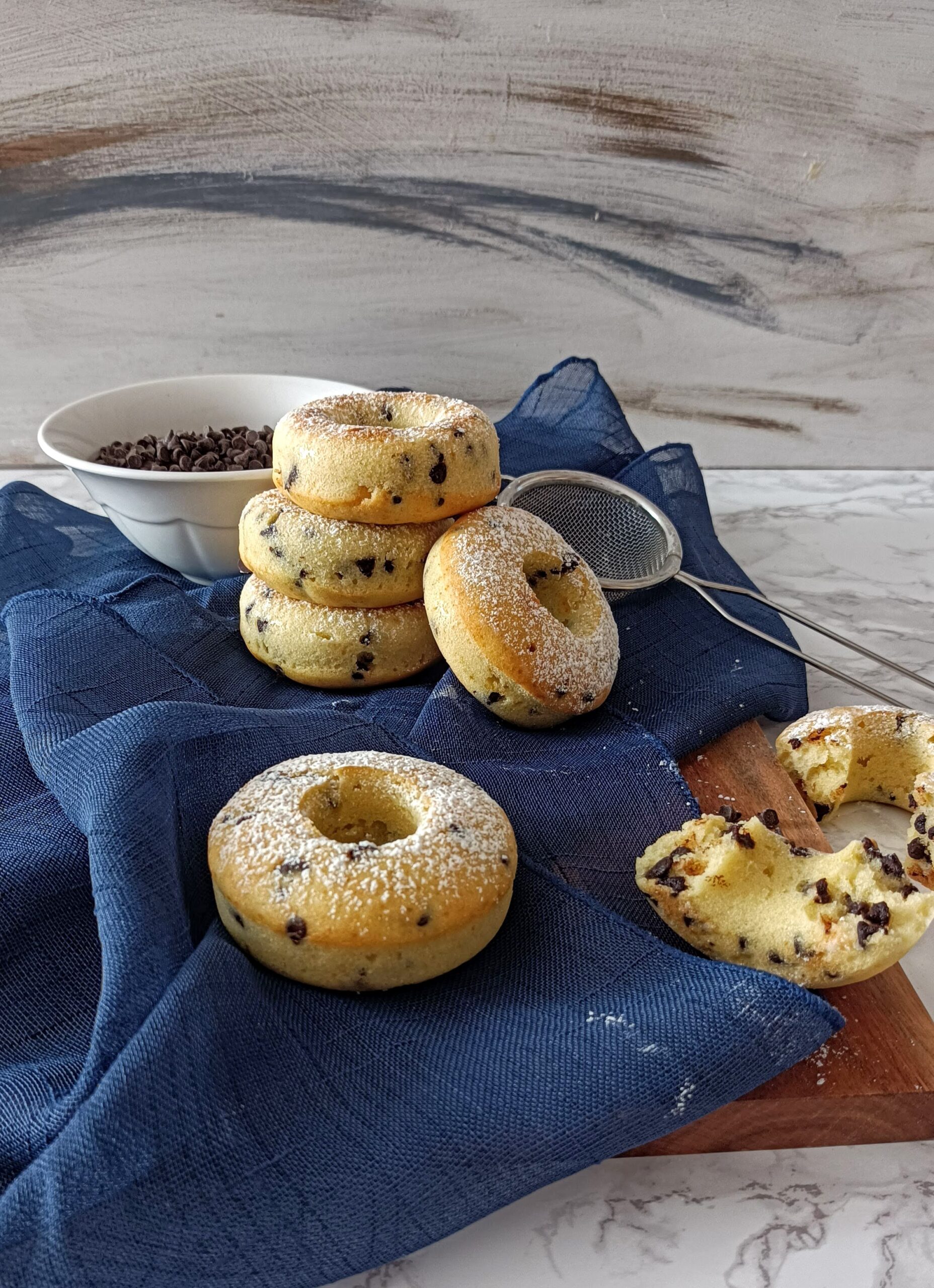 Ciambelline allo yogurt e cioccolato